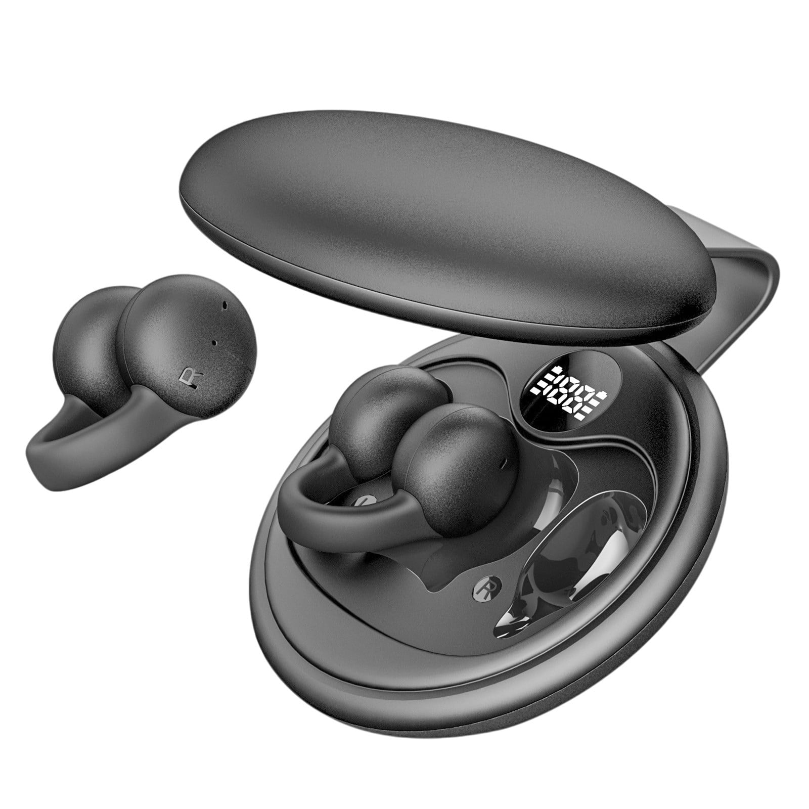 Wireless Earbuds Bluetooth Wireless Ear Clip Skeleton Conductive Earphones, Bluetooth 5.3 Waterproof Open Ear Earphones, Suitable for Running, Sports, Cycling, and Driving Bluetooth Earbuds Wireless