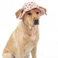 thumbnail image 1 of One Paw, Dog Bucket Hat, Sun Protection, Blocks UV Rays, Pink, for Dogs, 1 of 10