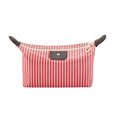 thumbnail image 1 of FAROOT Women Waterproof Makeup Bag, Classic Striped Cosmetic Organizer Multifunctional Pouch, 1 of 7