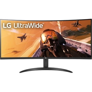 LG 34-inch UltraWide moniteur 34WP60C-B, 5ms GtG, UltraWide Affichage, Dynamic Action Sync, 160Hz FreeSync (Noir, bien remis en état)