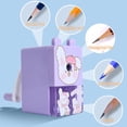 thumbnail image 4 of Fridja Manual Pencil Sharpener Hand Pencil Sharpener Pencil Sharpener for Standard Pencils, Colored Pencils and Makeup Pencils for Classroom, Home, Office Use (Purple), 4 of 6