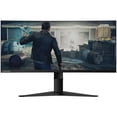 thumbnail image 1 of Lenovo G34w-10 34 Inch WLED Ultra-Wide Curved Gaming Monitor, For Gaming, 1 of 7