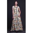 thumbnail image 2 of Bimba Robe Maxi Sans Manches à Imprimé Floral avec Fente avant pour Femmes Été Printemps, Robe de Fête - XX-Grand, 2 of 5