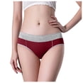 thumbnail image 3 of RKSTN 4Pc Womens Boxer Briefs High Waist Full Coverage Briefs Soft Breathable Postpartum Panties Patchwork Color Stretch Underpants, 3 of 9