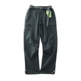 thumbnail image 1 of Shell Pantalons de Randonnée Pantalons de Camping Pantalons Cool Garder Protecteur Polyvalent Sac Multi Salopette Solidité Équipement de Chasse Gris Foncé, 1 of 9