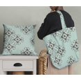 thumbnail image 5 of Soimoi Green Rayon Fabric Floral Wreath Geometric Decor Fabric Printed Yard 58 Inch Wide, 5 of 5