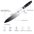 thumbnail image 2 of TUO Chef Knife -Professional Kitchen Chefs Knife Cooking Knife Gyuto Knives 10 Inch ,Razor Sharp German HC Steel Japanese Chef Knife with Ergonomic Pakkawood Handle - BLACK HAWK SERIES in Gift Box, 2 of 2