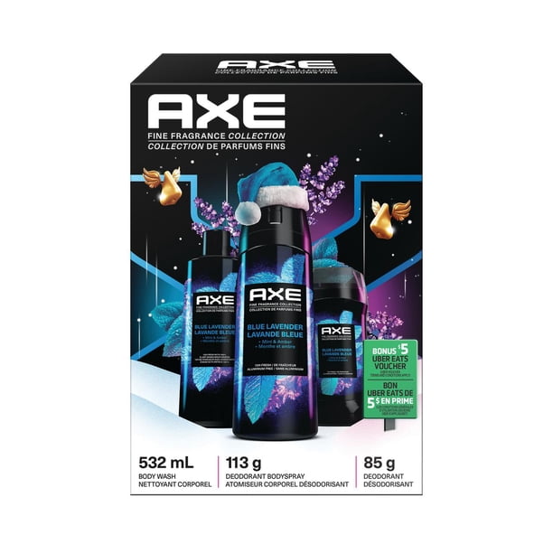 AXE Gift Set for Men with Body Wash, Deodorant Stick and Body