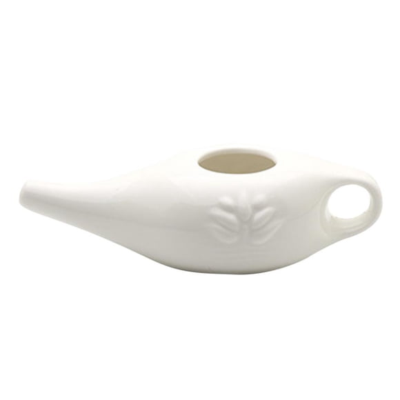 Handcrafted Ceramic Neti Pot Nasal Wash System Cleaner Nose Washing Kit for Sinus Sinusitis Allergy Nose Yoga Blue Green White Orange imaginative