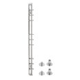 thumbnail image 1 of 9 Holes Ring Binder, B5 Notebook 15mm Binder Mechanisms, Silver, 1 Set, 1 of 7