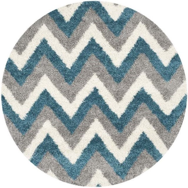 Safavieh Safavieh Kids Shag Ivory Shag Rug - Round 6'7"