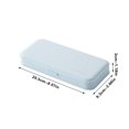 thumbnail image 3 of RXIRUCGD Plastic Pencil Case with Snap Closure, Blue, 3 of 6