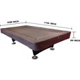 thumbnail image 2 of GFDYREE 7/8/9FT Heavy Duty 600D Polyester Canvas Billiard Pool Table Cover(7 Colors Available) (Coffee Brown, 9-Foot), 2 of 5