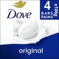 thumbnail image 2 of Dove Pain de Beauté 1/4 de Crème Hydratante Original, 106 g (4 pains), 2 of 7