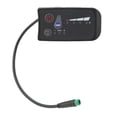 thumbnail image 1 of Electric Bike LED Display Panel, Male Plug 5 Pin Interface ABS Housing Electric Bike Power Display Meter  For Cycling 24V,36V,48V, 1 of 8