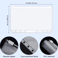 thumbnail image 3 of PU Leather Notebook Binder Budget Planner Binder Cover with 12 Pieces Binder Pocket Personal Cash Budget Envelopes System 6 Hole Binder Zipper Folder(Purple), 3 of 7