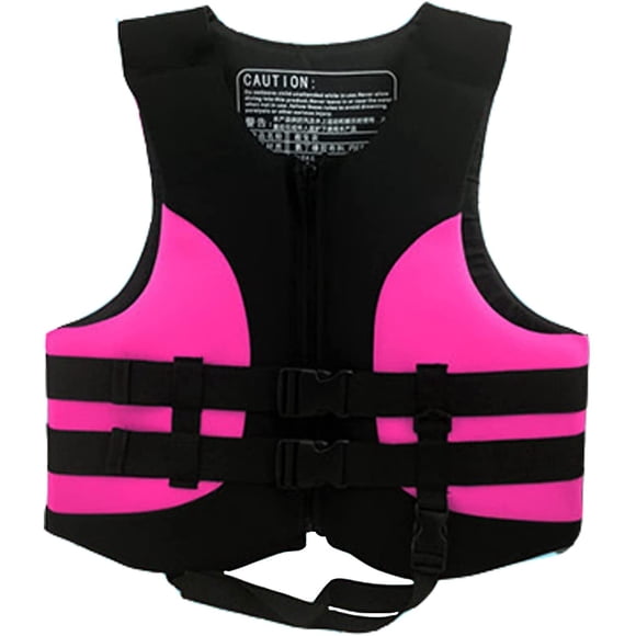 Life Jacket Adult Professional Adjustable Safety Buoyancy Vest is Breathable and Lightweight Suitable for Outdoor Fishing Swimming Sailing Kayaking,Large