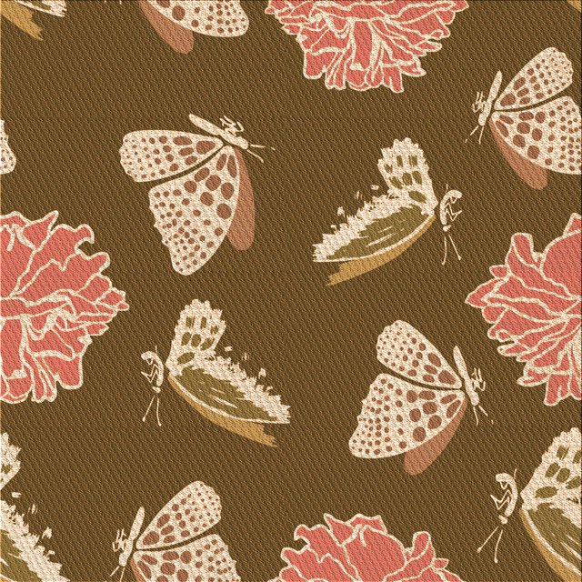 Ahgly Company Machine Washable Indoor Square Transitional Saddle Brown Area Rugs, 5' Square