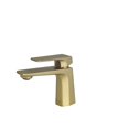 thumbnail image 2 of Stylish Single-Handle Brushed Gold Bathroom Faucet Height 5⅞" B-111G, 2 of 12