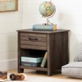 thumbnail image 1 of South Shore Ulysses 1-Drawer Nightstand - End Table with Storage for Child, in Fall Oak, 1 of 10