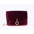 thumbnail image 1 of Ralph Lauren Women's Bennington Envelope Velvet Bag MERLOT, 1 of 1