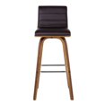 thumbnail image 4 of Hawthorne Collections 30" Faux Leather Bar Stool in Brown, 4 of 7