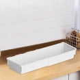 thumbnail image 2 of Telescopic Polypropylene Storage Box - Expandable Cabinet Organizer 18.5x3.93x2.95in for Kitchen Snacks/Cans, （White）, 2 of 6