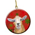 thumbnail image 1 of Goat Candy Cane Ornement en Céramique de Noël, 1 of 1