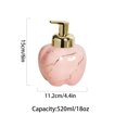 thumbnail image 3 of Qeeadeea Marble Ceramic Foaming Soap Dispenser, Foam Soap Dispenser With Gold Pump, Hand Foaming Dispenser, For Barthroom Kitchen-pink-fruit, 3 of 9