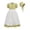 Green, variant on FhsagQ Dress for Girls Girl's Garden Style Floral Dress Dress with Apron Hat Suit Long Skirt Black Easter Dresses for Girls 14-16 Girls' Dresses Size 10-12 for Graduation Black Green 9-10 Years