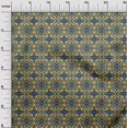 thumbnail image 2 of oneOone Cotton Poplin Fabric Paisley & Floral Ikat Print Fabric By Yard 42 Inch Wide, 2 of 4