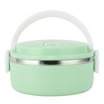 thumbnail image 2 of LHCER Thermal Lunch Box Stackable Hot Food Insulated Box 304 Stainless Steel Round Lunchbox Sealed Food Containers,Stackable Thermal Lunch Box,Thermal Lunchbox, 2 of 8