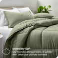 thumbnail image 2 of Bare Home Down Alternative Comforter Set - 2-Pieces - All Seasons - Twin/Twin-XL, Sage, 2 of 7