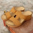 thumbnail image 3 of SMihono Sandals Womens Summer Plus Size Summer Ladies Fashion Open-toe Flower Embroidered Sandals Slipper On Clearance, 3 of 4