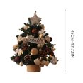 thumbnail image 2 of A Desktop Christmas Tree Ornament With Pvc Material, Mini Design For Hotel, Office, Window And Tabletop Decor, 17.7X9.8X9.8In 1.1Lb, 2 of 7