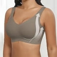 thumbnail image 3 of 3 Pack Women Plus Size Push-Up Bras No Underwire T-Shirt Bralettes Ribbed Full Coverage Sports Everyday Bras Multicolor, 38/85BCD, 3 of 7