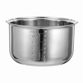 thumbnail image 1 of Pot Intérieur Universel en Acier Inoxydable pour Cuiseur à Riz, Remplacement 4 L, Casserole Électrique pour Cuiseur à Riz pour la Plupart des Cuisinières Électriques, 1 of 6