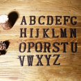 thumbnail image 2 of Retro Style Groceries Cast Iron Metal Creative DIY House Doorplate Letter Symbol, 2 of 9