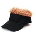 thumbnail image 1 of WIFKLSIIPG Fashion DIY Hairstyle Adult Funny BaseBall Cap with Hop Hair Wig Solid, 1 of 2