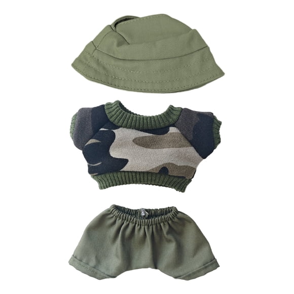 XFGOU Bricolage Pâte à Modeler Colorée Plasticine Jouets et Passe-Temps Tenue de Poupée 17 cm pour Vêtements et Chapeau de Pêcheur pour Accessoires de Jouets Tendance Arts et Artisanat et Jouets Bricolage