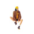 thumbnail image 1 of 1/64 Figures Model Ornament DIY Layout Scenery Accs Miniature Model Figures B, 1 of 8
