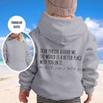 thumbnail image 2 of PMVFHDE Liquidation Automne Sweat à Col Rond Sweat à Capuche pour Filles Manches Longues Sweat à Capuche Graphique Pulls Mignons pour Enfants Vêtements pour Filles Gris,130, 2 of 5