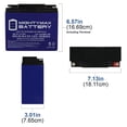 thumbnail image 2 of 12V 22AH GEL Replaces Solar Booster Pac ES1217, ES1230, ESP5500, 2 of 6