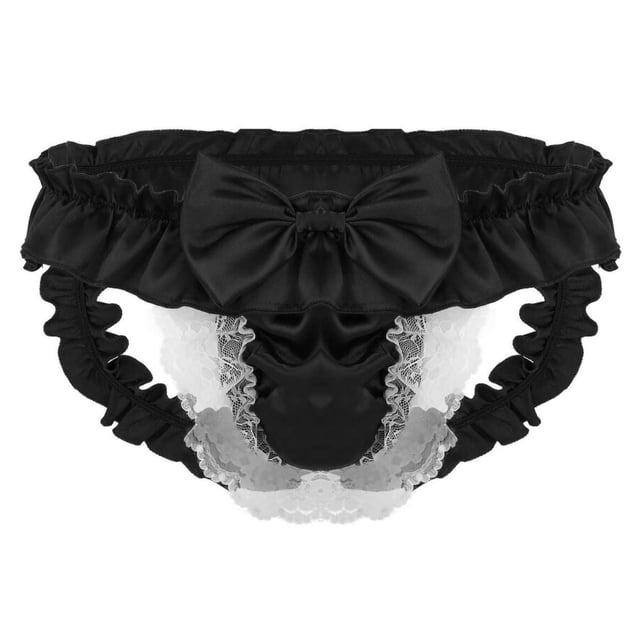 Birdeem Culottes Aguichant en Dentelle pour Hommes, Fessier Ouvert, String Bas, String, sous-Vêtements, Culottes