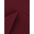 thumbnail image 4 of Innerwin Tee Butterfly Letter Printed Ladies T Shirt Holiday Short Sleeve Basic Tops Wine Red XXL, 4 of 5