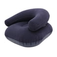 thumbnail image 4 of Luzkey Chaise Longue Gonflable Douce Chaise Longue Gonflable pour Cour, Intérieur, Chambre Bleu, 4 of 8