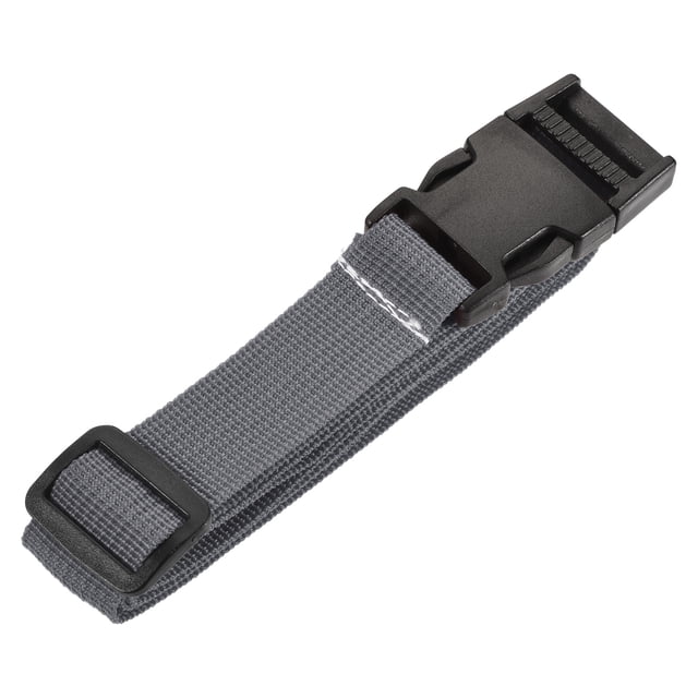 Unique Bargains 1m Length with Quick Release Buckle Luggage Straps, Gray