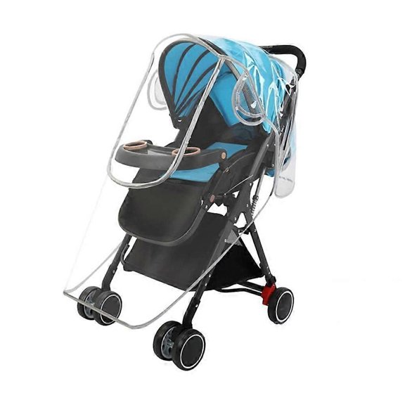 Housse de Pluie Universelle pour Poussette, Protège-Vent et contre la Pluie en Canne pour Poussettes (style-01)