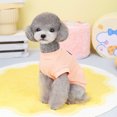 thumbnail image 3 of CBFFDC Pet T-shirt Pet Shirt Round Neck Exquisite Hemming Simple Style Soft Summer Sleeveless Top, 3 of 7