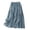 Blue, variant on WRKEKC Long Skirts for Women, Summer Skirts for Women, Solid Summer Women's Double Layer Cotton Linen Skirt For Women
